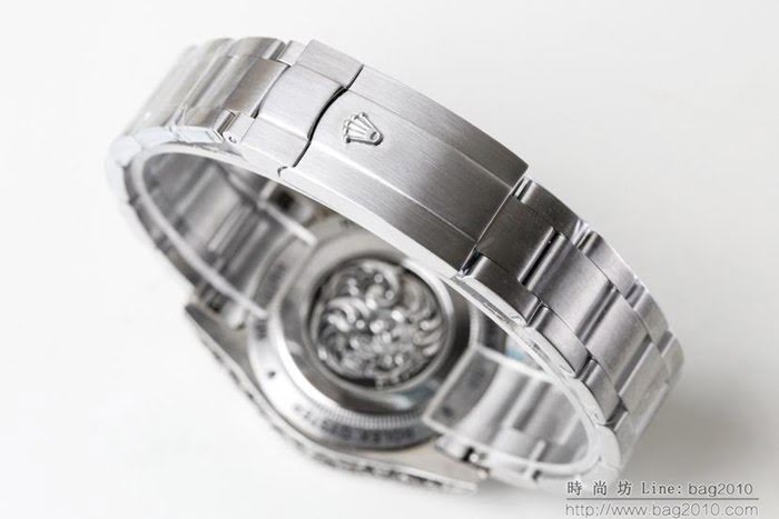 ROLEX勞力士 新品上市 N9最新力作 雕刻手工 純銀殼套 瑞士ETA2824自動上旋機芯 超強防水 鱷魚皮錶帶 高檔男士腕表  wssb4774